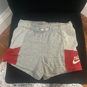 Nike Women's soft Shorts in Gray and Red